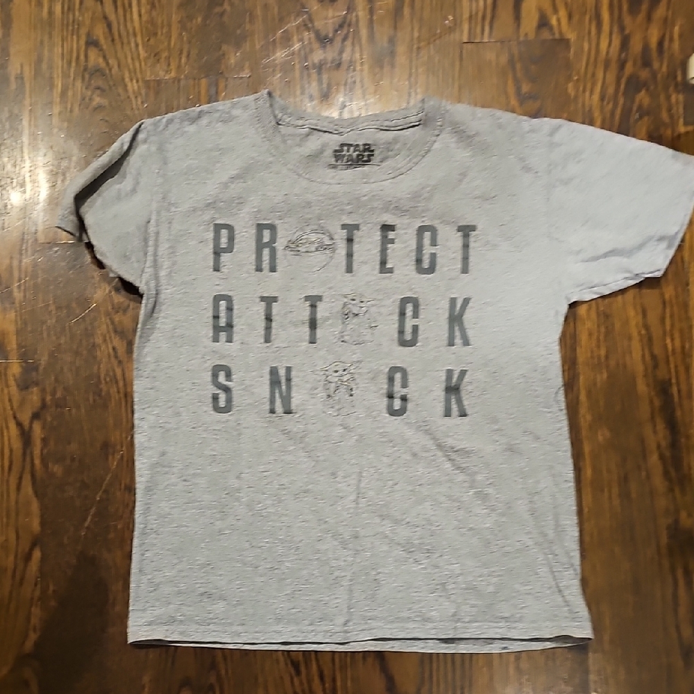 Star Wars Heather Gray Slogan Tee